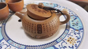 御壺茗香 宜興紫砂壺純手工原礦龍骨金砂泡茶壺茶具 半月 290ml 曬單實拍圖
