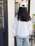 G.DUCKKIDS小黃鴨女童套裝2025新款兒童時(shí)髦春裝洋氣休閑衛(wèi)衣中大童春秋兩件 麻灰色牛仔褲套裝 170 曬單實(shí)拍圖