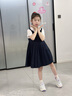 泰蘭尼斯秋季兒童運動鞋時尚旋鈕女童跑步鞋3-15歲透氣老爹鞋 白/紫32碼 曬單實拍圖