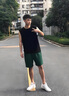 OEMG美式復(fù)古運(yùn)動(dòng)背心男士夏季潮牌純色籃球健身坎肩寬松老頭衫上衣服 黑色 XL [建議120-135斤] 曬單實(shí)拍圖