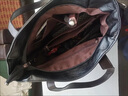 熊游客情人節真皮質(zhì)感軟皮大包包女新款潮簡(jiǎn)約手提包百搭單肩斜挎包女包 黑色 曬單實(shí)拍圖