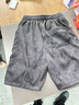 魯賓克美式扎染短褲男夏季寬松直筒運動(dòng)休閑五分褲子男青少年潮牌臟臟褲 K177白色 XL (建議體重130-140斤) 曬單實(shí)拍圖