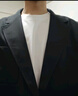 森馬（Semir）休閑西服男黑色西裝通勤易打理百搭2025春季外套寬松109125111101 曬單實(shí)拍圖