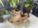 夢特嬌（MONTAGUT）洞洞鞋男鞋夏季新品真皮透氣鏤空涼皮鞋一腳蹬厚底防滑休閑鞋男士 灰色(皮鞋碼） 41 曬單實拍圖