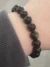 紀梵蒂 GEFIODEY天然烏金黑曜石手串馬年本命年男士護身符轉運女款手鏈五行補水 【收藏級】10mm金曜石-五行補水 曬單實(shí)拍圖