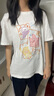 燦圖重磅純棉卡通涂鴉短袖t恤女春夏季寬松休閑原宿風(fēng)半袖ins情侶上衣 白色 S 曬單實(shí)拍圖