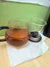 瑜尚臻品辦公室泡茶杯茶水分離三件套玻璃杯個(gè)人專用大容量男女家用喝水杯 豎紋圓趣過(guò)濾茶杯 450ml 曬單實(shí)拍圖