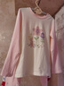 戴維貝拉（DAVE＆BELLA）寶寶保暖打底兩件套女童家居服小童內(nèi)衣套裝兒童秋冬新款秋衣秋褲 粉色【現(xiàn)貨】 120 cm（建議身高110-120cm） 曬單實拍圖