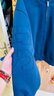 moussy&sly25休閑風(fēng)前后兩穿貼布字母衛(wèi)衣外套030ISR90-4711 海軍藍(lán)140 均碼 曬單實(shí)拍圖