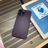 ZRGAE適用于iPhone 16 Pro Max蘋果手機殼磨砂透明硅膠防摔鏡頭全包男女外殼 全透明超輕薄-不沾指紋 蘋果14Pro 曬單實拍圖