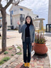 Lee Cooper牛仔褲女款2025春夏新款美式潮流高腰顯瘦通勤時(shí)尚百搭直筒褲子女 復(fù)古藍(lán) S 曬單實(shí)拍圖