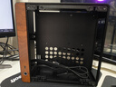 喬思伯（JONSBO） NV10迷你ITX電腦機箱便攜式mini小機箱銀色鋁合金臺式機緊湊型桌面diy手提主機箱鋁制type-c NV10 黑色（1u電源/支持19CM半高顯卡） 曬單實拍圖