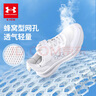 安德瑪（Under Armour）男女大童簡約高彈跑步鞋兒童耐磨便捷魔術(shù)貼懶人運(yùn)動鞋子2421107 曬單實(shí)拍圖