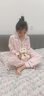 童話酷酷女童冰絲睡衣春夏秋女孩夏季套裝兒童家居服公主睡衣兩件套空調(diào)服 QY 1352粉色 140 碼建議身高135cm左右 曬單實拍圖