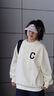 COVERNAT潮牌衛(wèi)衣 寬松圓領(lǐng)衛(wèi)衣男 24秋季新品衛(wèi)衣女 C標(biāo)情侶款長袖套頭衫 橘色 M (170) 曬單實(shí)拍圖