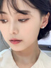 BJYL四葉草S999足銀耳釘女士養(yǎng)耳洞純銀耳環(huán)耳墜耳飾品生日禮物送女友 【一對裝】四葉草耳釘+蝴蝶禮盒 曬單實拍圖