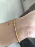 中國黃金（CHINA GOLD）滿天星18k金手鏈女彩金手飾七夕情人節(jié)禮物送女友老婆生日實用 京速達-18k金滿天星手鏈 曬單實拍圖