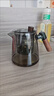 憶壺茶（YIHUTEA）茶壺玻璃飄逸杯泡茶壺茶水分離綠茶沖茶器辦公室茶具家用過(guò)濾茶壺 【一鍵過(guò)濾】飄逸壺 黑色750ml 曬單實(shí)拍圖
