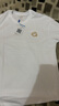 真維斯（Jeanswest）夏季新款短袖t恤男士國(guó)潮刺繡純棉上衣服青年男裝潮流體恤 白色 L 曬單實(shí)拍圖