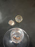 西玨家用金箔白酒杯二兩金山分酒器隨身水晶玻璃密封小酒壺便攜酒盅 (1壺2杯)10ml金山杯+100ml金山壺 曬單實拍圖