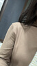 她享加絨打底衫女曠野美拉德薄絨長袖t恤秋冬半高領(lǐng)打底上衣T144S3001 曬單實(shí)拍圖