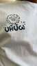 布衣傳說(shuō)舒適圓領(lǐng)潮款簡(jiǎn)約INS風(fēng)立體卡通印花純棉男士短袖男式T恤 冰霜白 XL 曬單實(shí)拍圖