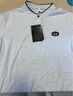 花花公子（PLAYBOY）短袖t恤男夏季新款潮流立領(lǐng)修身高端休閑上衣百搭時(shí)尚打底衫男裝 C-3526HH7007G白色 XL 曬單實(shí)拍圖