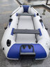 LUANMINGYI耐磨加厚橡皮艇充氣船皮劃艇釣魚(yú)船沖鋒舟硬底折疊專(zhuān)業(yè)氣墊船 2.6米【豪華款拉絲底】4-5人 曬單實(shí)拍圖
