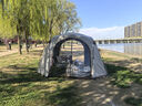 三只小驢三只小驢速開自動(dòng)穹頂天幕帳篷戶外免搭建遮陽(yáng)棚防曬防雨露營(yíng)裝備 自動(dòng)穹廬帳（鈦黑膠升級(jí)款） 曬單實(shí)拍圖