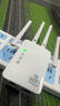 岑迷wifi信號增強放大器無線網(wǎng)絡(luò)接收擴大器5G千兆橋接中繼器家用電腦手機路由器加強擴展穿H 高配版【進口芯片進口散熱片高速不卡頓即插即用】白色 曬單實拍圖