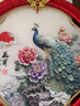 吉韻好禮 中國(guó)結(jié)掛件入戶門玄關(guān)掛畫免打孔沙發(fā)墻裝飾畫牡丹花 花開富貴 曬單實(shí)拍圖