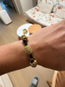小米星本命年紅繩手鏈女情侶手繩可串穿吊墜黃金轉(zhuǎn)運(yùn)珠路路通黑色送男士 優(yōu)雅黑-適合手圍15cm以下(繩粗3m 曬單實(shí)拍圖