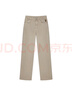 Teenie Weenie小熊女裝春季簡(jiǎn)約風(fēng)復(fù)古彩色直筒寬松牛仔褲長(zhǎng)褲女士 卡其色 S (160) 曬單實(shí)拍圖