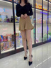 藍晨語依淺口尖頭高跟鞋女2025年春季新款優(yōu)雅魔術(shù)貼水鉆中空細跟單鞋 黑色 8cm 37 (235mm) 曬單實拍圖