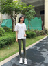安踏凌云丨女鞋運動(dòng)鞋耐磨透氣緩震輕質(zhì)跑步鞋女輕便有氧慢跑鞋女學(xué)生 象牙白/藕灰-2 37.5 （女6.5） 曬單實(shí)拍圖
