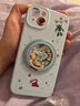 SUPER MOUSE【品牌聯(lián)名】蠟筆小新蘋(píng)果16pro手機(jī)殼新款iPhone15promax液態(tài)硅膠14磁吸圓環(huán)13支架12Pro男女情侶 派對(duì)蠟筆小新藍(lán)丨精孔液態(tài)硅膠丨360旋轉(zhuǎn)磁吸支架 蘋(píng)果 i 曬單實(shí)拍圖