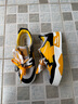花花公子鞋子男款男鞋2026春秋季新款男士百搭休閑板鞋男透氣運動(dòng)老爹鞋男 白黃【主圖款】 42 曬單實(shí)拍圖