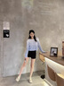 HEANEDUCK輕奢女鞋厚底板鞋女2025年春秋新款增高牛筋軟底松糕百搭休閑鞋潮 酷奇HEDCK杏色 37 曬單實(shí)拍圖