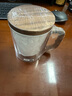 CAMBRASS玻璃泡茶水杯茶水分離男士辦公室茶道喝茶杯子高檔退休生日禮物 透明木語杯 400ml 曬單實拍圖