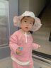 蒂樂(lè )嬰兒帽子夏季天薄款男女童遮陽(yáng)帽寶寶防曬帽兒童太陽(yáng)帽漁夫帽 森林小鹿【帽檐款 UPF50+防曬】 建議3-8歲（頭圍52cm） 曬單實(shí)拍圖
