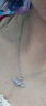 s925純銀 【鞠婧祎】天使之心項鏈女翅膀銀鎖骨鏈生日禮物送女友 天使之心翅膀項鏈 專柜包裝 曬單實拍圖