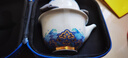 陶溪川 CERAMIC ART AVENUE陶瓷戶(hù)外旅行茶具套裝景德鎮便攜式露營(yíng)快客杯手抓壺個(gè)人專(zhuān)用禮物 海浪紋-旅行茶具套裝 曬單實(shí)拍圖