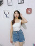 JIOESC抹胸防走光冰絲吊帶背心女夏季超薄防透內(nèi)襯打底襯衫抹胸?zé)o痕內(nèi)衣 白色（短款） XL （110-130斤） 曬單實(shí)拍圖