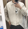 HIPANDA飛行員夾克美式復(fù)古春潮痞帥工裝休閑外套送男友外套男  杏 2XL  曬單實(shí)拍圖