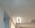黑控 射燈led軌道燈北歐家用客廳天花筒燈明裝衣帽間服裝店鋪商用射燈 啞黑 3頭【120CM】三色 曬單實(shí)拍圖