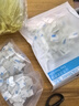 匯君 自粘式扎帶固定座理線器吸盤定位片卡扣電線配線夾吸盤束線強力膠 升級款3M強力膠20*20【100只】 曬單實拍圖