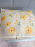 卡維瑞 衣服收納袋無(wú)紡布棉被打包整理袋大容量防水防潮衣物搬家袋 【單個(gè)裝】黃色小雛菊100L 曬單實(shí)拍圖