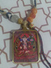 致末（ZHIMO）唐卡吊墜2024龍年西藏十二生肖本命年佛手繪男女項鏈掛飾配掛畫(huà) 手繪.馬大勢至 曬單實(shí)拍圖