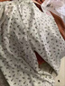 迪士尼兩件裝女童秋冬薄款中大兒童小孩學(xué)生碎花百搭直筒闊腿休閑長(zhǎng)褲子 杏色碎花褲+白色狗狗腳印 兒童款 150 兒童碼 曬單實(shí)拍圖