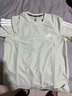 adidas舒適跑步運動(dòng)上衣圓領(lǐng)短袖T恤男裝夏季阿迪達斯官方 亞麻綠   M 曬單實(shí)拍圖
